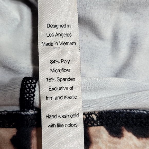 Leopard Leggins, Size Medium, Womens - Picture 6 of 7